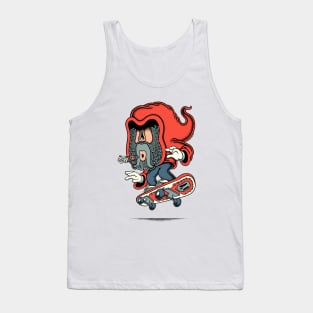 Skateboard Hoodie Tank Top